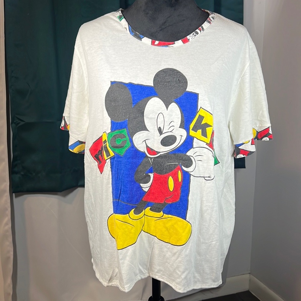 Vintage 90s Mickey Mouse Unlimited women’s T-shirt size M/L, Vintage T-shirt.